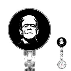 Frankenstein s Monster Halloween Stainless Steel Nurses Watch by Valentinaart