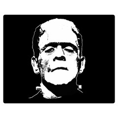 Frankenstein s Monster Halloween Double Sided Flano Blanket (medium)  by Valentinaart