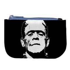 Frankenstein s Monster Halloween Large Coin Purse by Valentinaart