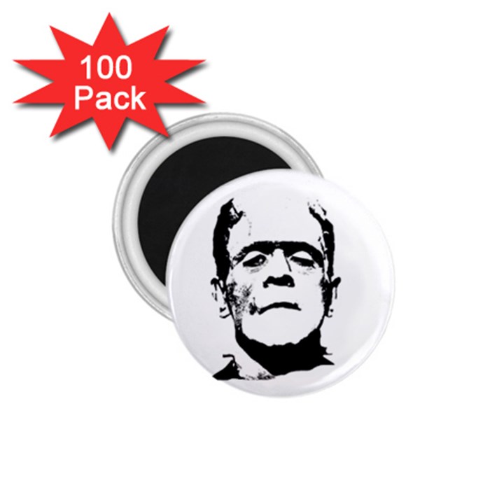 Frankenstein s monster Halloween 1.75  Magnets (100 pack) 