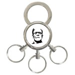 Frankenstein s monster Halloween 3-Ring Key Chains Front