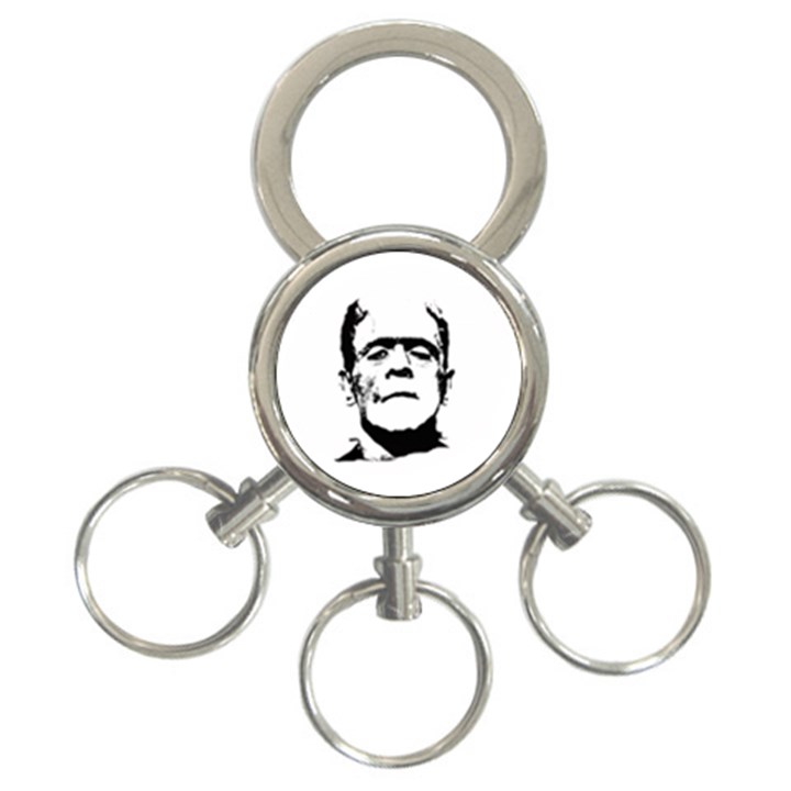 Frankenstein s monster Halloween 3-Ring Key Chains