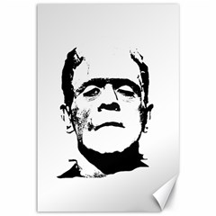 Frankenstein s Monster Halloween Canvas 12  X 18   by Valentinaart