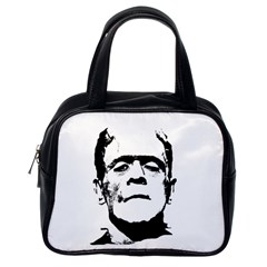 Frankenstein s Monster Halloween Classic Handbags (one Side) by Valentinaart