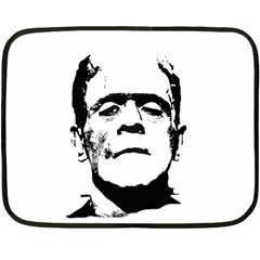 Frankenstein s Monster Halloween Double Sided Fleece Blanket (mini)  by Valentinaart