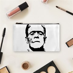 Frankenstein s Monster Halloween Cosmetic Bag (small)  by Valentinaart