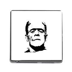 Frankenstein s Monster Halloween Memory Card Reader (square) by Valentinaart