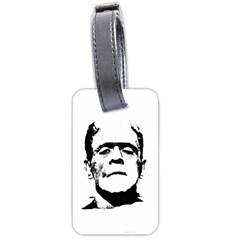 Frankenstein s Monster Halloween Luggage Tags (one Side)  by Valentinaart