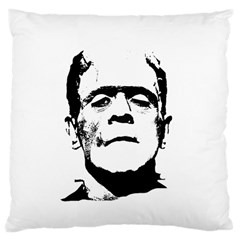 Frankenstein s Monster Halloween Large Cushion Case (one Side) by Valentinaart