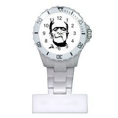 Frankenstein s Monster Halloween Plastic Nurses Watch by Valentinaart