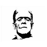 Frankenstein s monster Halloween Double Sided Flano Blanket (Medium)  60 x50  Blanket Front