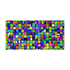 Colorful Squares Pattern                             Yoga Headband