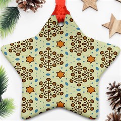 Stars And Other Shapes Pattern                               Ornament (star) by LalyLauraFLM