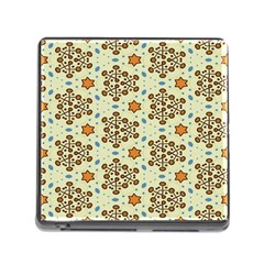 Stars And Other Shapes Pattern                               Memory Card Reader (square) by LalyLauraFLM