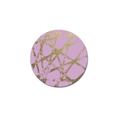 Modern,abstract,hand Painted, Gold Lines, Pink,decorative,contemporary,pattern,elegant,beautiful Golf Ball Marker (10 Pack) by NouveauDesign