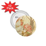 Beautiful Art Nouveau lady 1.75  Buttons (10 pack) Front