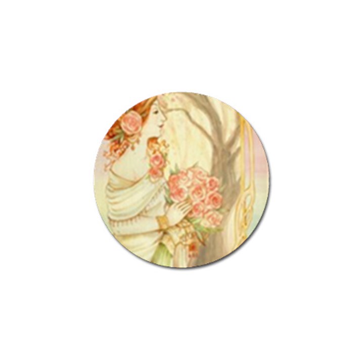 Beautiful Art Nouveau lady Golf Ball Marker (4 pack)