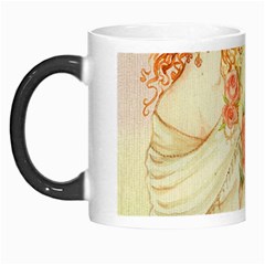 Beautiful Art Nouveau Lady Morph Mugs by NouveauDesign