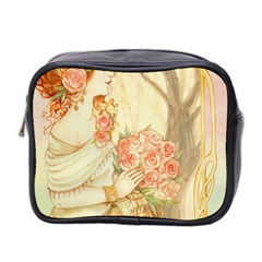 Beautiful Art Nouveau Lady Mini Toiletries Bag 2-side by NouveauDesign