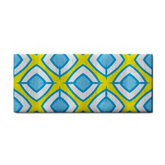 Blue Rhombus Pattern                                Hand Towel by LalyLauraFLM