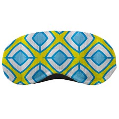 Blue Rhombus Pattern                                Sleeping Mask by LalyLauraFLM