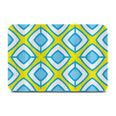 Blue Rhombus Pattern                               Plate Mat by LalyLauraFLM