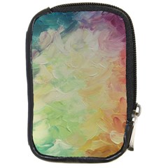 Painted Canvas                                 Compact Camera Leather Case by LalyLauraFLM