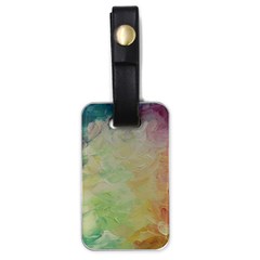 Painted Canvas                                 Luggage Tag (one Side) by LalyLauraFLM