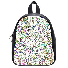 Paint On A White Background                                  School Bag (small) by LalyLauraFLM