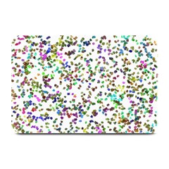 Paint On A White Background                                 Plate Mat by LalyLauraFLM