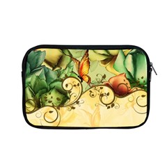 Wonderful Flowers With Butterflies, Colorful Design Apple Macbook Pro 13  Zipper Case by FantasyWorld7