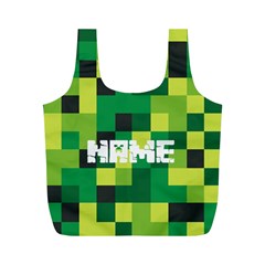 Minecraft Full Print Recycle Bags (m)  by PhotoThisxyz