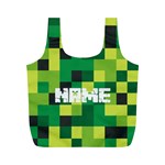 Minecraft Full Print Recycle Bags (M)  Front