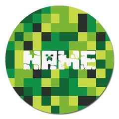 Minecraft Magnet 5  (round) by PhotoThisxyz