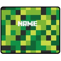 Minecraft Double Sided Fleece Blanket (medium)  by PhotoThisxyz