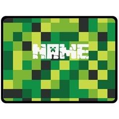 Minecraft Double Sided Fleece Blanket (large)  by PhotoThisxyz