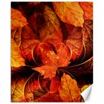 Ablaze With Beautiful Fractal Fall Colors Canvas 16  x 20   15.75 x19.29  Canvas - 1