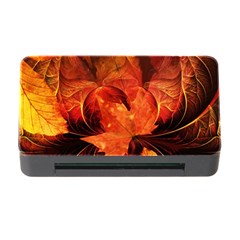 Ablaze With Beautiful Fractal Fall Colors Memory Card Reader With Cf by jayaprime