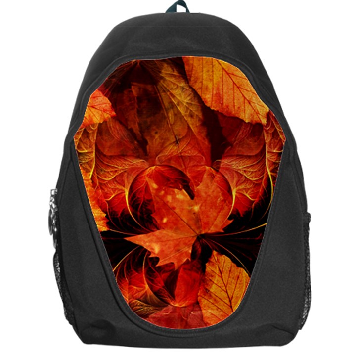 Ablaze With Beautiful Fractal Fall Colors Backpack Bag