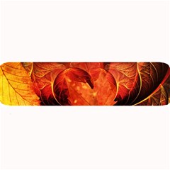 Ablaze With Beautiful Fractal Fall Colors Large Bar Mats by jayaprime