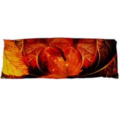 Ablaze With Beautiful Fractal Fall Colors Body Pillow Case Dakimakura (two Sides) by jayaprime