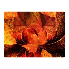 Ablaze With Beautiful Fractal Fall Colors Double Sided Flano Blanket (mini)  by jayaprime