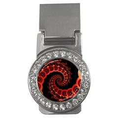 Chinese Lantern Festival For A Red Fractal Octopus Money Clips (cz)  by jayaprime