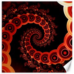 Chinese Lantern Festival For A Red Fractal Octopus Canvas 12  X 12   by jayaprime