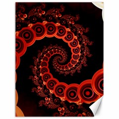 Chinese Lantern Festival For A Red Fractal Octopus Canvas 12  X 16   by jayaprime