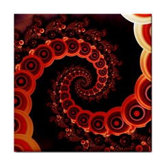 Chinese Lantern Festival For A Red Fractal Octopus Face Towel by jayaprime