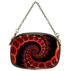 Chinese Lantern Festival For A Red Fractal Octopus Chain Purses (two Sides)  by jayaprime