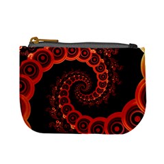 Chinese Lantern Festival For A Red Fractal Octopus Mini Coin Purses by jayaprime