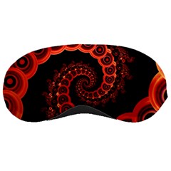 Chinese Lantern Festival For A Red Fractal Octopus Sleeping Masks by jayaprime