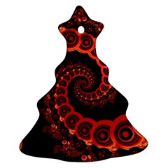 Chinese Lantern Festival For A Red Fractal Octopus Christmas Tree Ornament (two Sides) by jayaprime